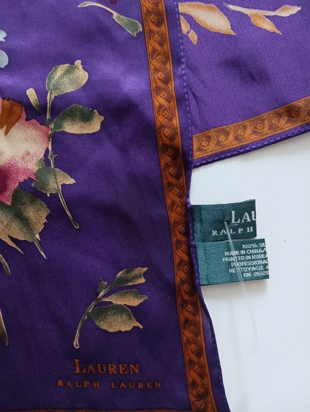 Ralph Lauren Silk Scarf, 54'